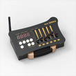 Contrôleur DMX sans fil 2,4 GHz, 6 faders, avec 1 à 5 récepteurs sur batterie rechargeable