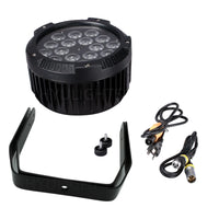 Projecteur PAR LED étanche IP65, 18 LED RGBW ou RGBWA UV, DMX