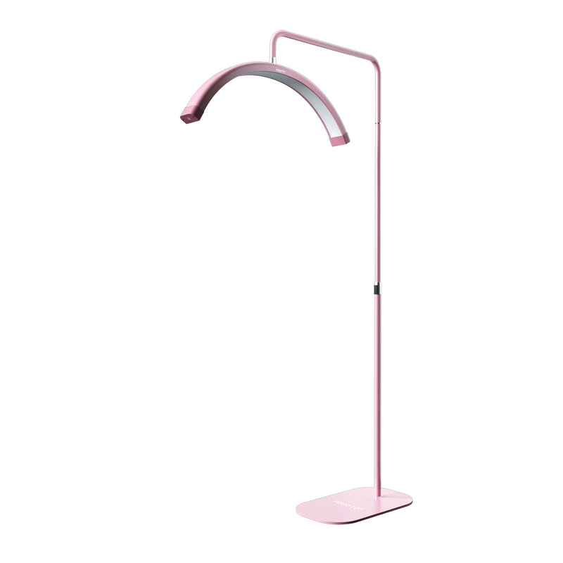 Lampe demi-lune LED sur pied – Rose, modèle D