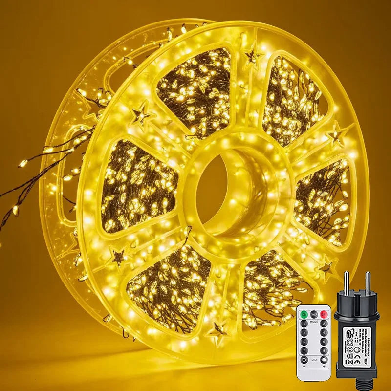 Guirlande lumineuse sapin en fil de cuivre – vue 16