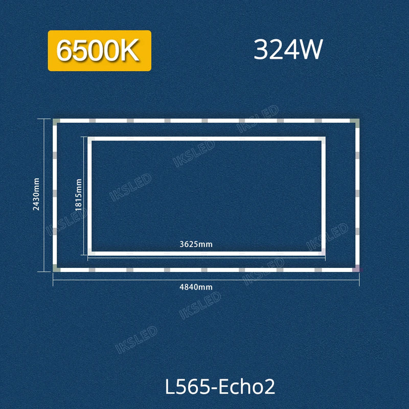 Plafonnier LED garage 6500 K, 5 hexagones, cadres ou croix à chevrons