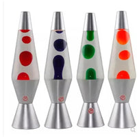 Lampe à lave cône 36 cm, base en alliage, 10 coloris