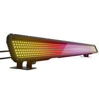 Barre stroboscope LED étanche IP65 de 102 cm, 250 W, 16 pixels RGB et blanc, DMX