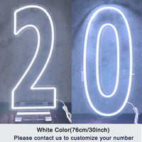 Chiffres lumineux géants néon LED – vue 26