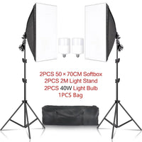 Kit éclairage continu softbox 50x70 cm – vue 21