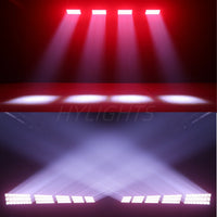 Stroboscope LED 300 W RGB, effet faisceau et DMX, lot de 2