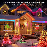 Rideau lumineux LED RGB connecté, application et télécommande, 1 à 3 m