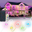 Éclairage extérieur permanent d'avant-toit LED RGB IP67, application, de 5 à 90 m