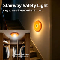 Lampe d'ambiance beignet orange – éclairage d'escalier et de dressing