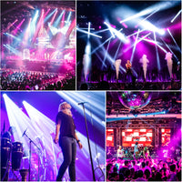 Lyre beam 10R 280 W – ambiances de concert, de scène et de club
