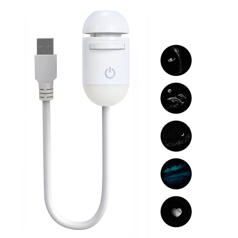 Mini projecteur ciel étoilé capsule USB – capsule et les 5 films de l'assortiment A