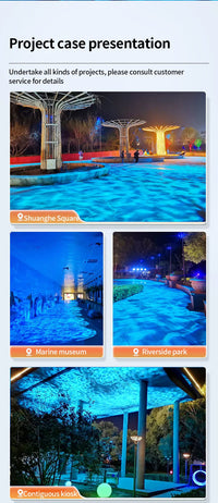Projecteur effet vagues d'eau LED IP67 – vue 26