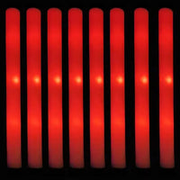 Bâtons lumineux LED en mousse, lot de 30, 3 modes, 9 coloris