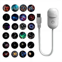 Projecteur ciel étoilé capsule tactile – capsule, câble USB et planche des 24 films