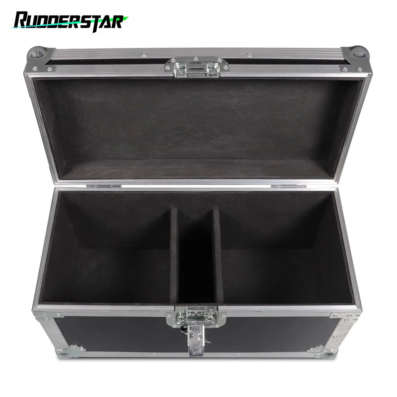 Flight case à roulettes pour 2 machines à étincelles froides, 57 x 28 x 30,5 cm