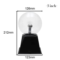Lampe plasma boule magique tactile – modèle de 5 pouces, 21,2 cm de haut