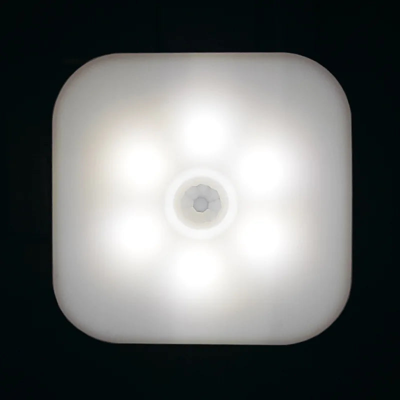 Veilleuse à détecteur de mouvement – veilleuse à LED allumée en blanc