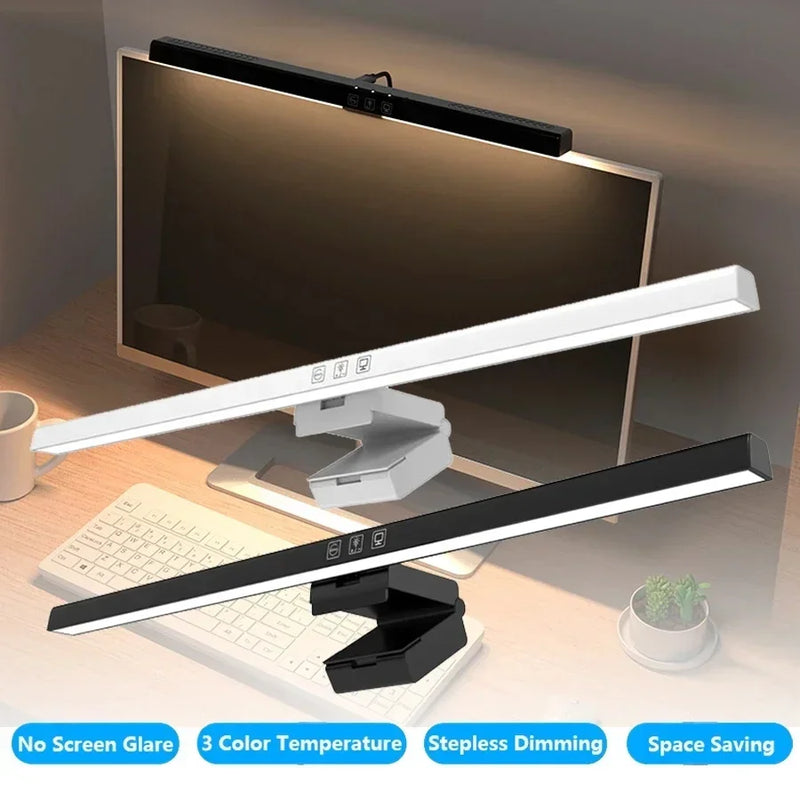 Barre lumineuse écran PC 50 cm, variation tactile, 3 températures, USB