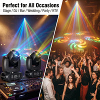 Lyre LED beam et spot 120 W à 8 gobos, à l'unité ou par lot