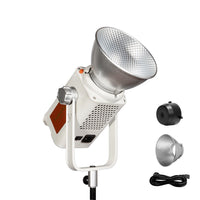 Lumière COB 300 W bicolore, 2700 à 6500 K, application et 10 effets