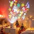 Projecteur de Noël rotatif d'intérieur, 22 motifs, rechargeable
