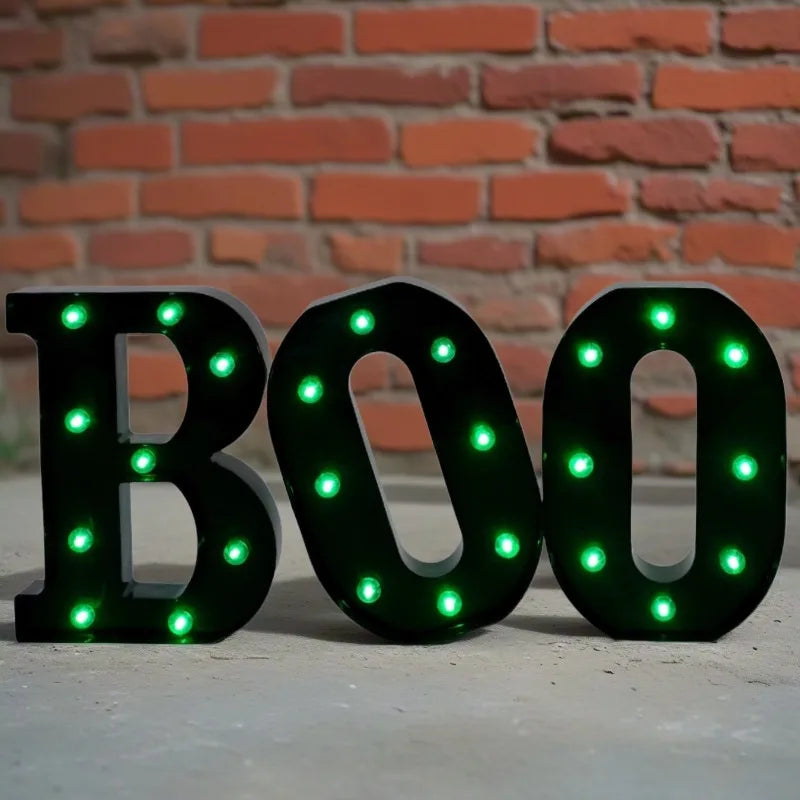 Lettres lumineuses BOO d'Halloween – vue 11