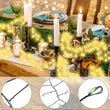 Guirlande pétard LED pour table de fête et Noël, 6 à 75 m