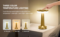 Lampe de table sans fil à pied évasé – vue 16