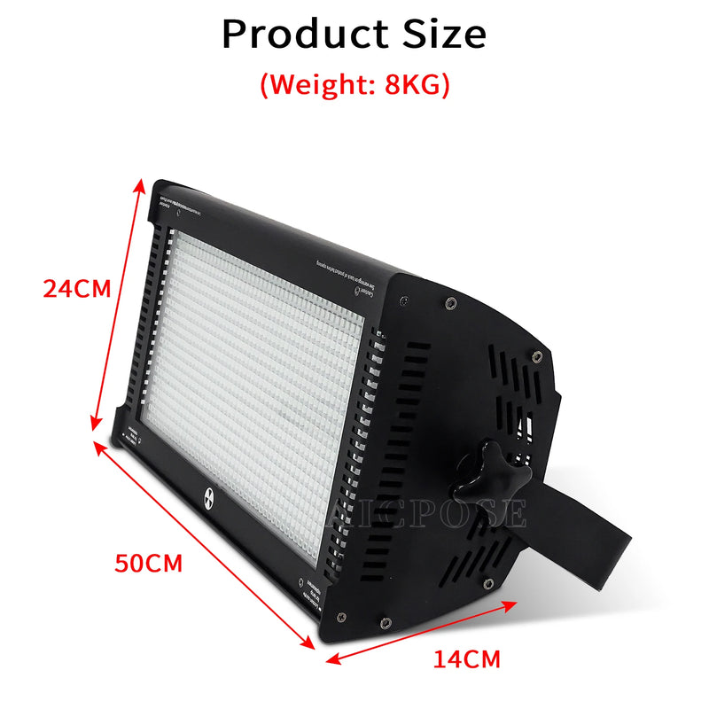 Stroboscope LED RGB – vue 25