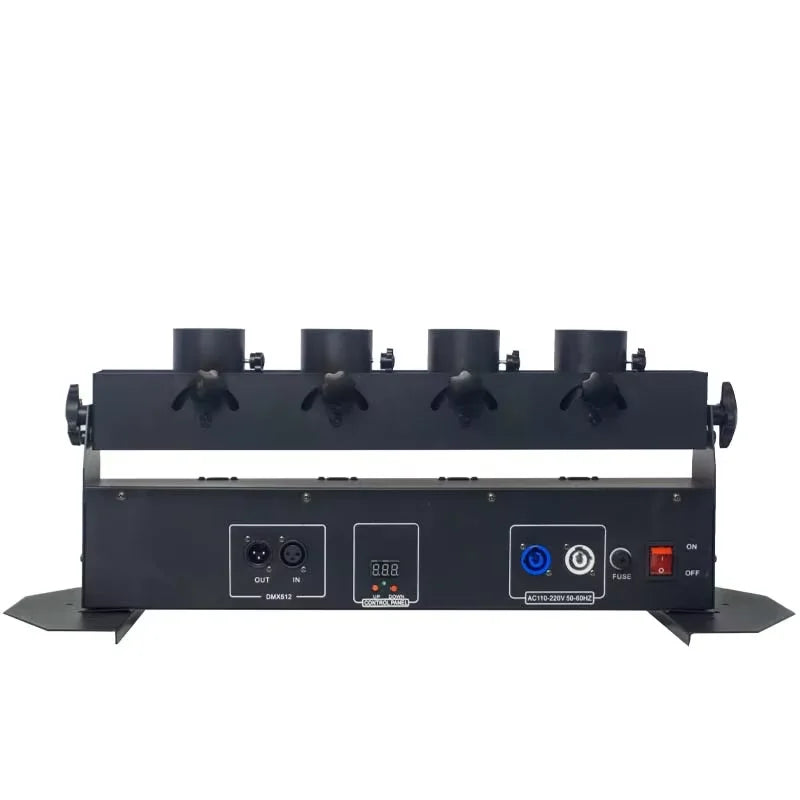 Canon à confettis électrique 4 têtes 150 W, DMX et télécommande