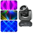 Lyre beam LED 100 W à anneau lumineux, 13 gobos, prismes 6 + 12, DMX 13 canaux
