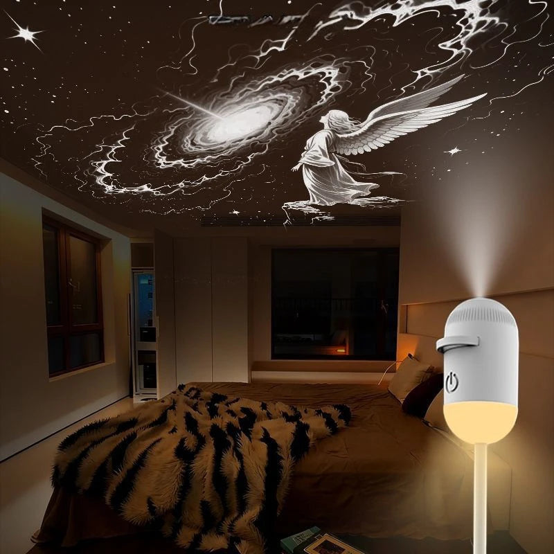 Projecteur ciel étoilé 2 en 1 cadeau enfant, 1 à 24 films