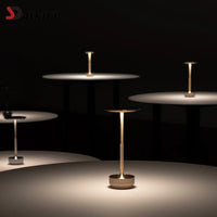 Lampe de table sans fil aluminium rechargeable, 28,5 cm, 5 coloris