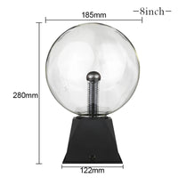 Lampe plasma boule magique tactile – modèle de 8 pouces, 28 cm de haut