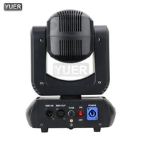 Lyre LED beam spot 150 W à anneau lumineux, 8 gobos, prismes 6 + 12, DMX 15 canaux