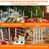 Bougies LED coniques – vue 40