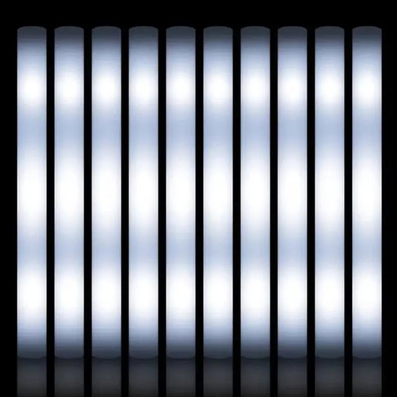 Bâtons lumineux LED en mousse, lot de 30, 3 modes, 9 coloris
