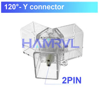Éclairage hexagonal à la pièce – connecteur en Y à 120°