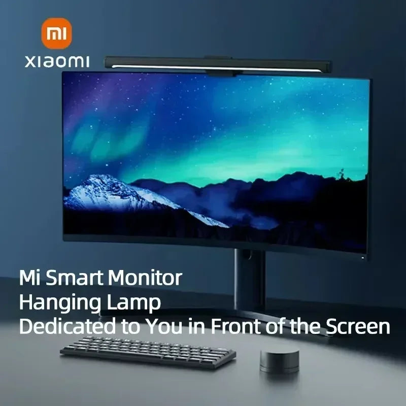 Lampe d'écran MIJIA 1S – barre suspendue devant un écran