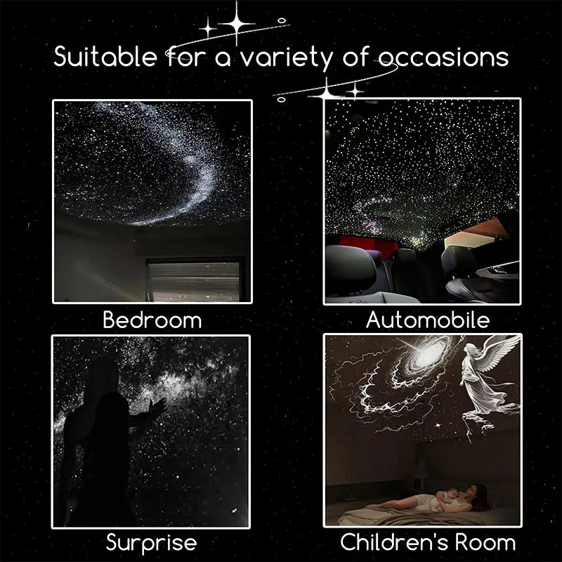 Projecteur ciel étoilé à lentille – usages : chambre, voiture, surprise et chambre d'enfant