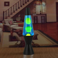 Lampe à lave cône 36 cm, base en alliage, 10 coloris