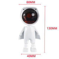 Lampe coucher de soleil astronaute USB – dimensions de 130 x 60 x 40 mm