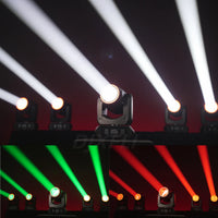 Lyre LED beam spot 3D et halo – vue 3