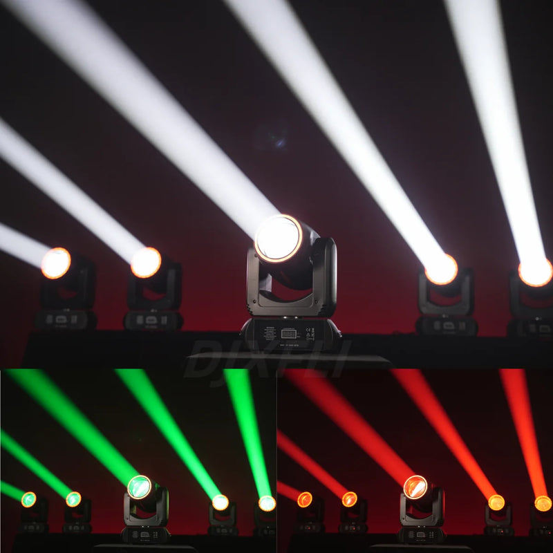 Lyre LED beam spot 3D et halo – vue 3