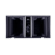Flight case pour 2 lyres wash ou beam 7R, à roulettes