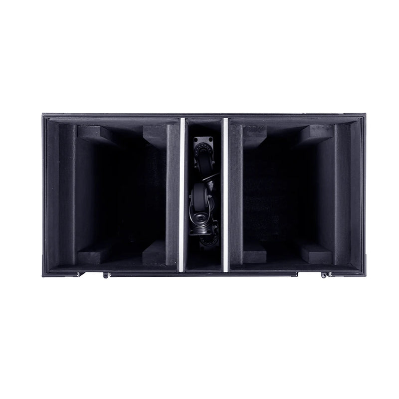 Flight case pour 2 lyres wash ou beam 7R, à roulettes