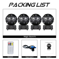 Boule magique rotative à LED 150 W, DMX 15 canaux et télécommande, à l'unité ou par lot