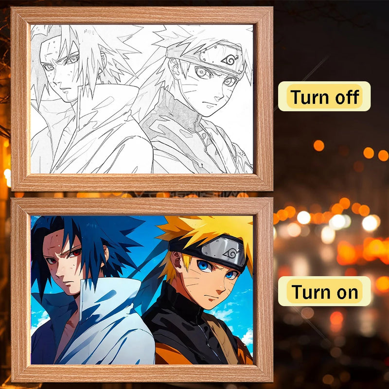 Cadre lumineux Naruto – vue 23