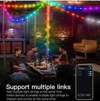 Guirlande féerique LED RGBIC Bluetooth – liaison de plusieurs guirlandes depuis l'application