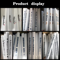 Bâtons lumineux mousse LED – exemples de textes imprimés sur la mousse